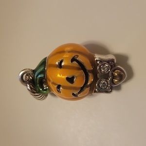 BRIGHTON RETIRED PUMPKIN HEAD CHARM NWOT